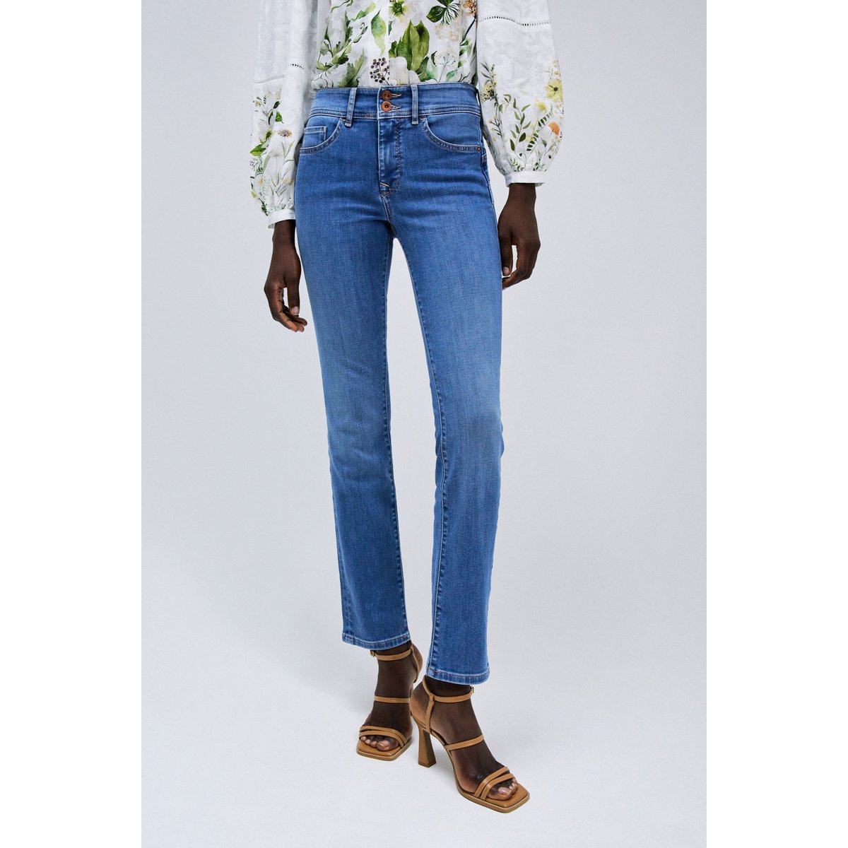 JEAN SECRET PUSH IN SLIM bleu, SALSA JEANS