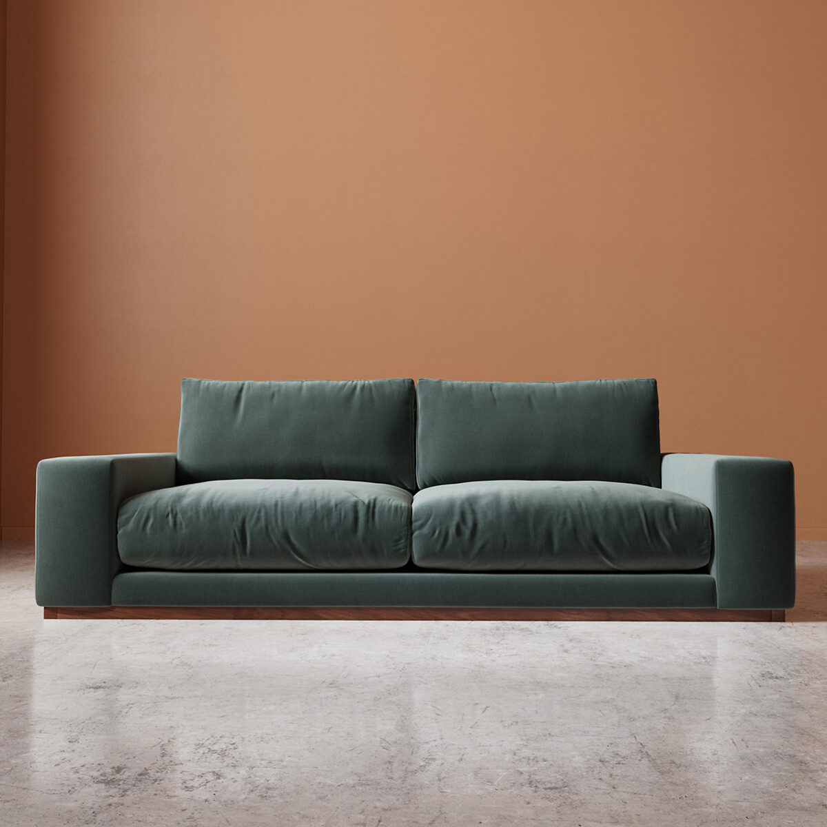 Denver Crushed Velvet 2/3/4 Seater Sofa hydro, SWOON