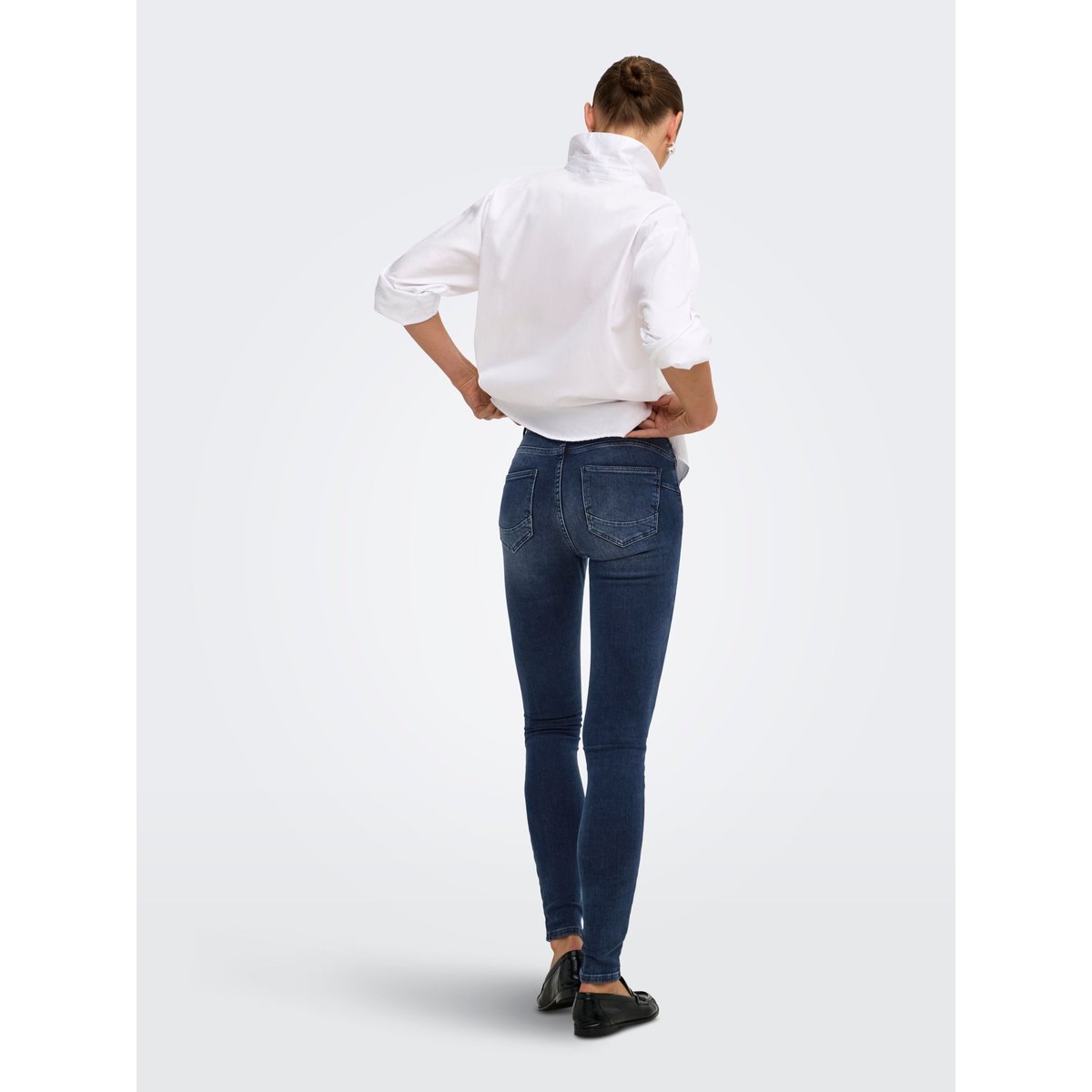 Jean Skinny blue black denim, ONLY