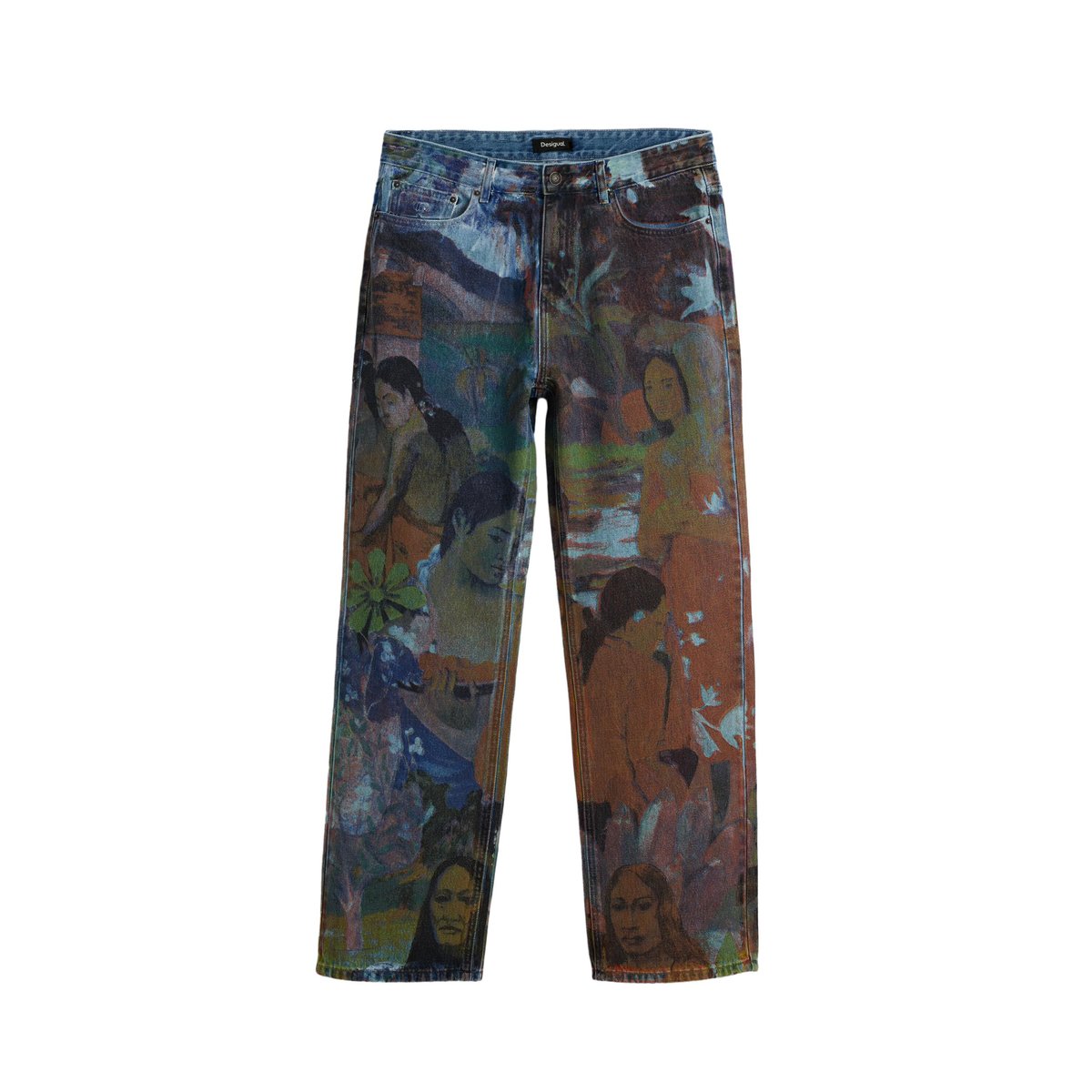 Jean gaugin bleu, DESIGUAL