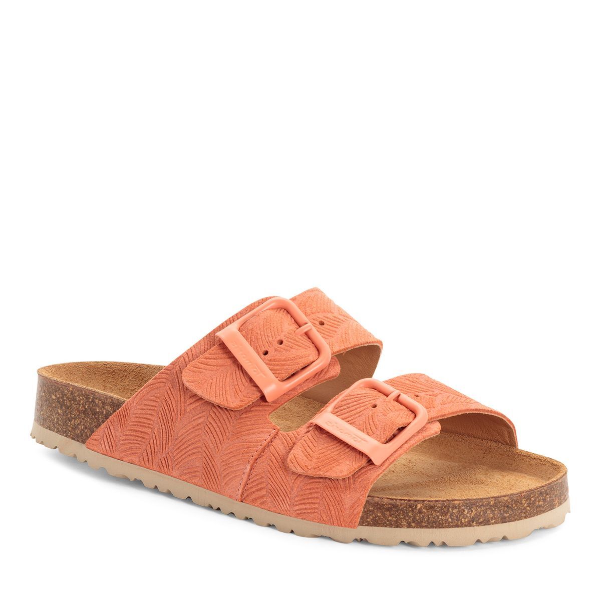 Mule en cuir rose fard, TAMARIS
