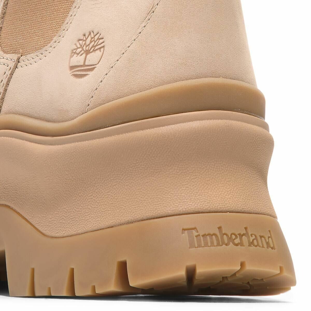 Boots chelsea cuir Roxie Lane Mid beige, TIMBERLAND