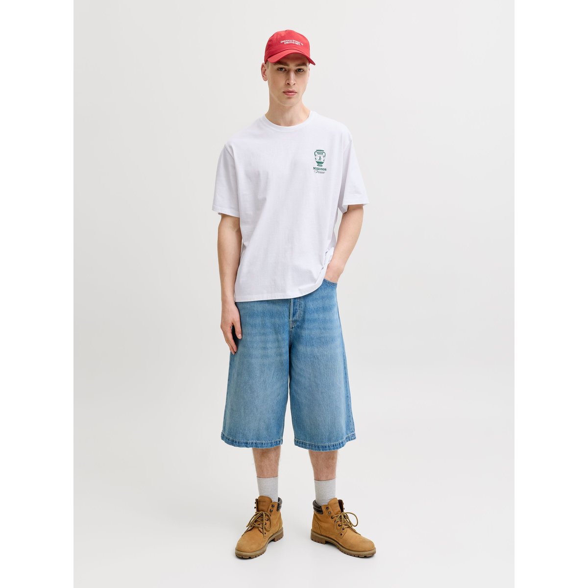 T-Shirt bright white, JACK & JONES