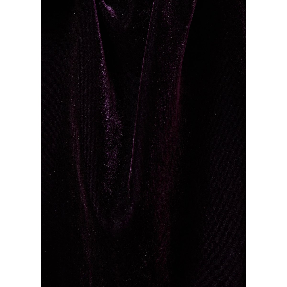 Robe courte manches longues en velours vin, LA FEE MARABOUTEE