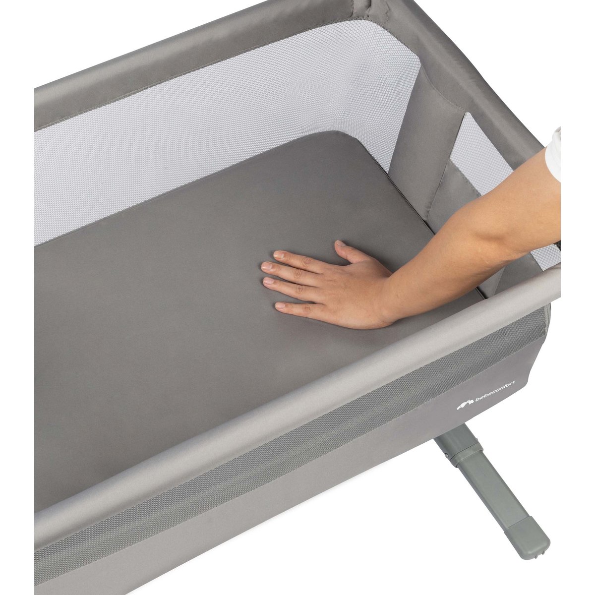 Lit cododo 2 en 1 ZINA, lit cododo et lit autonome mineral gray, BEBECONFORT
