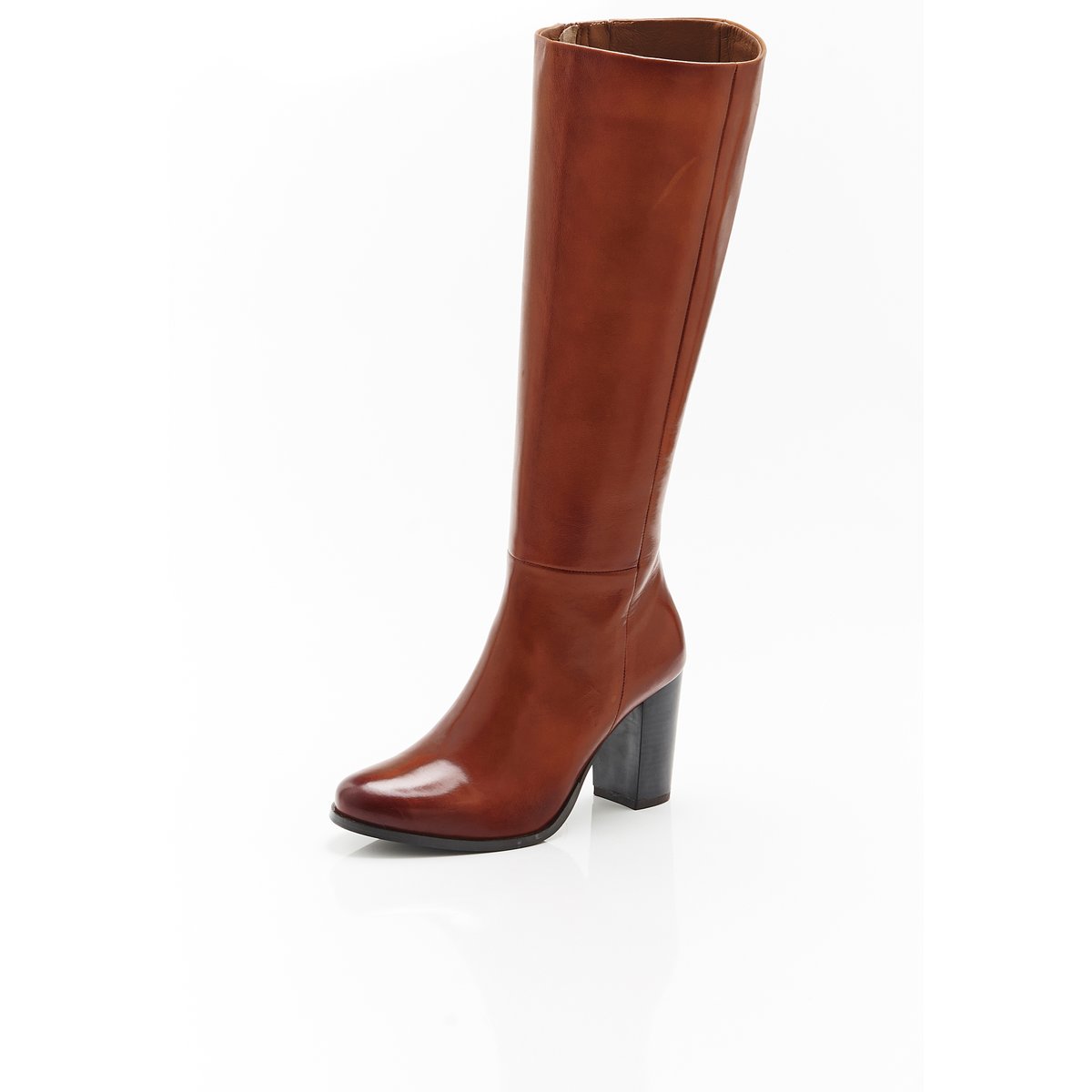Bottes hautes marron caramel, DAMART