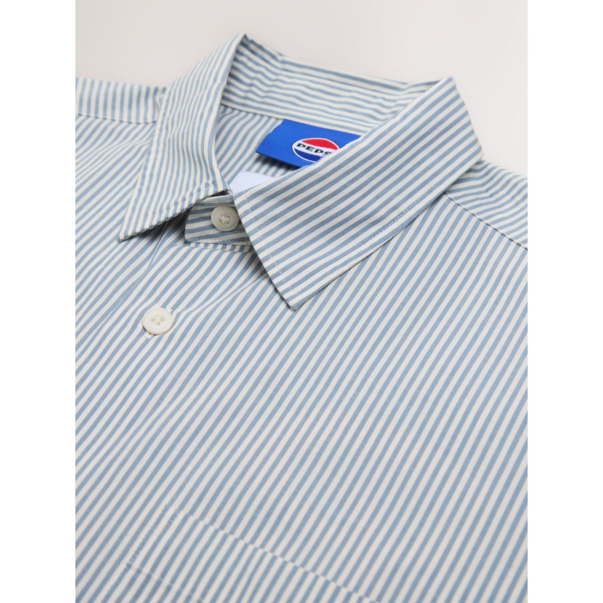 Chemise à manches courtes/rayures pepsi cola bleu, NEXT