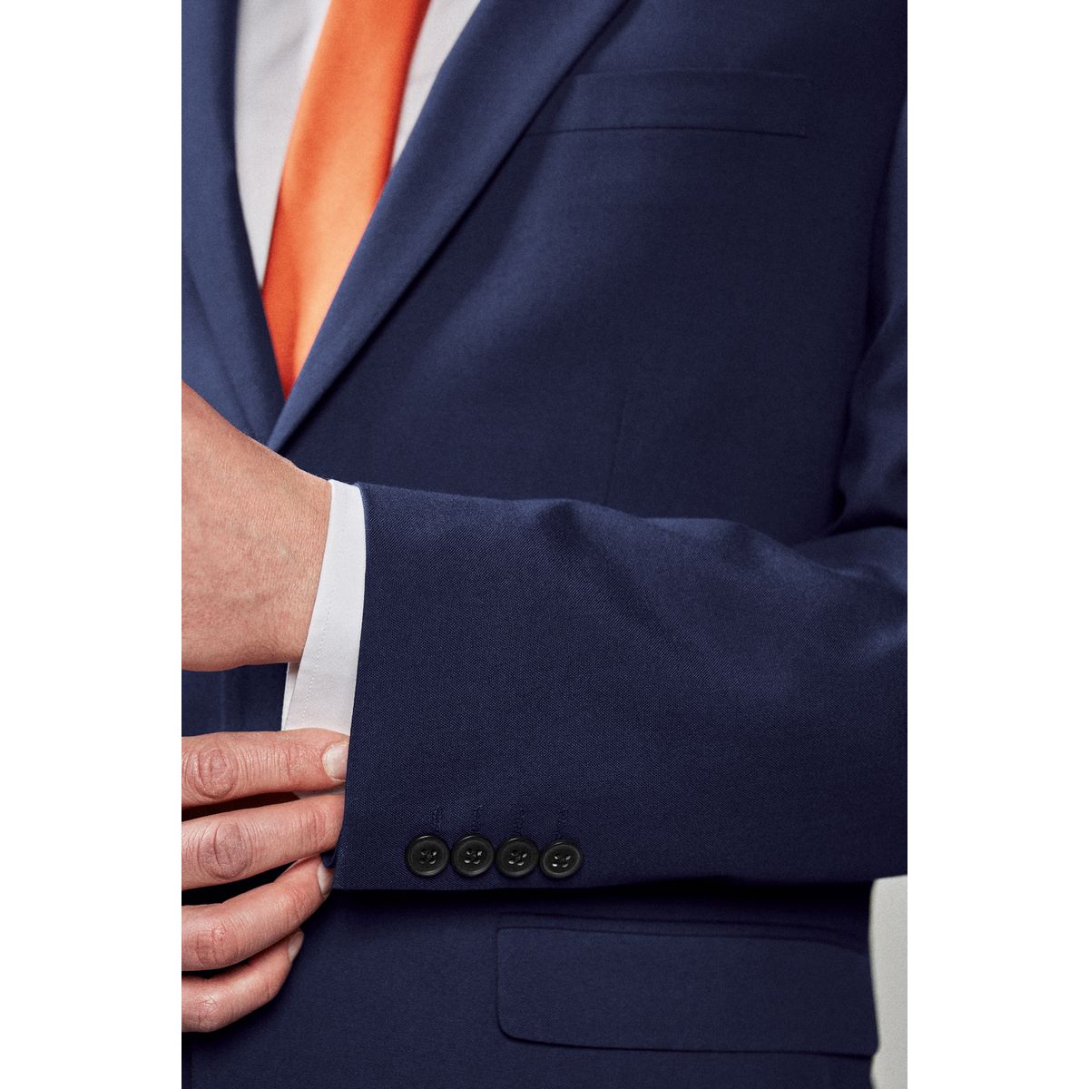 Veste de costume à deux boutons bleu vif, NEXT