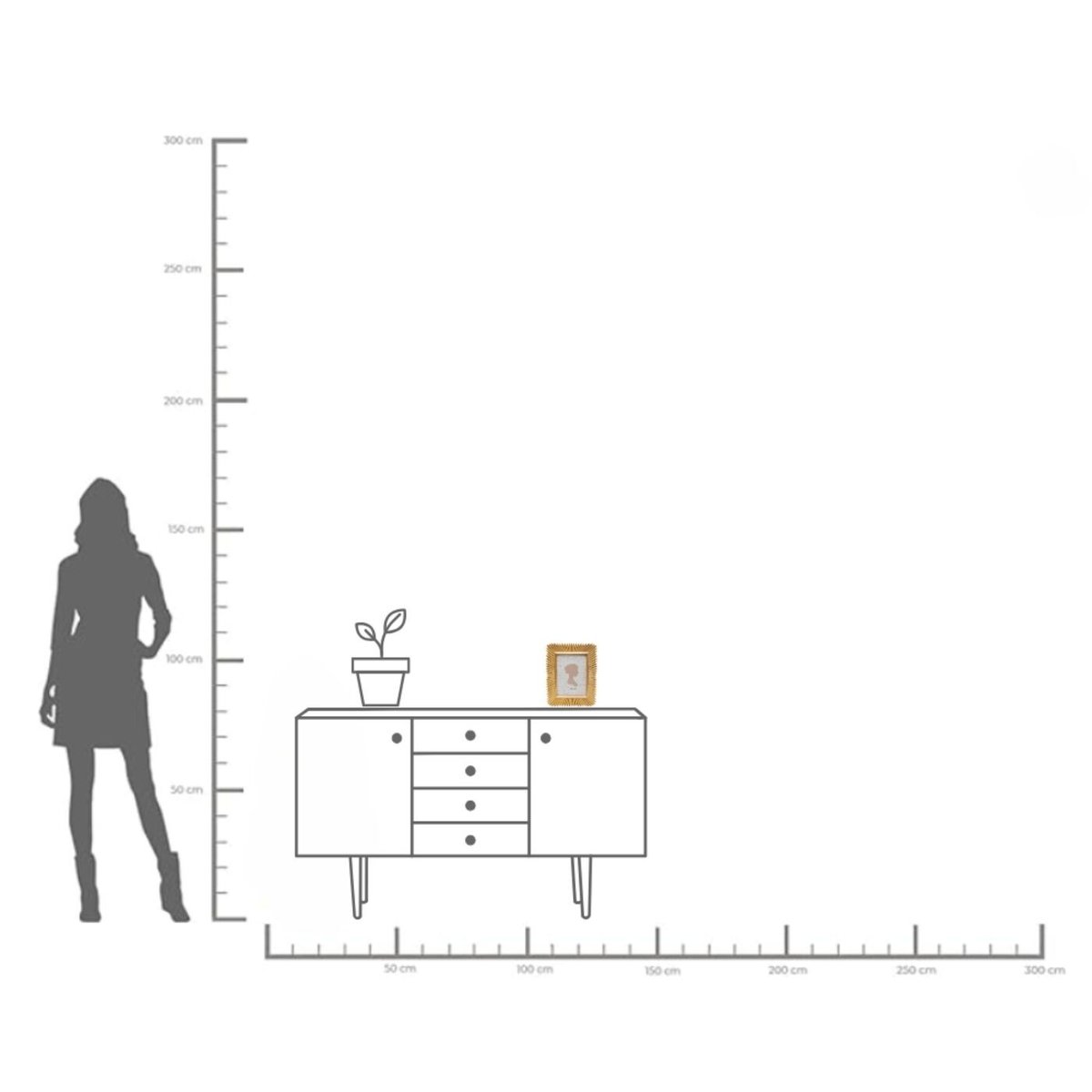 Cadre photo, BEAM or, KARE DESIGN