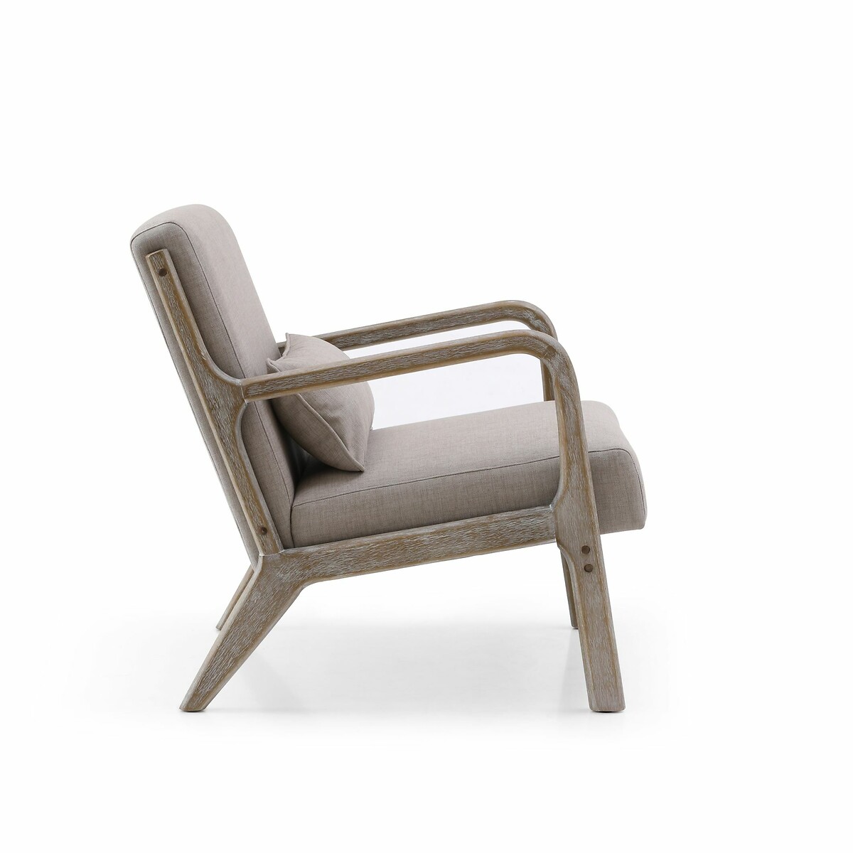 Ezra Linen Armchair oatmeal, SO'HOME