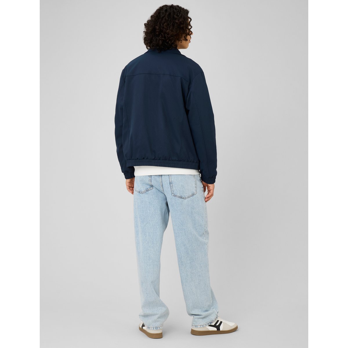 Veste zippée légère bleu foncé, BZB