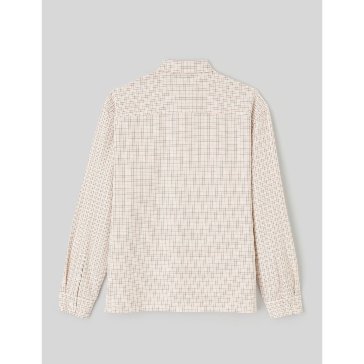 Chemise flanelle à carreaux rose pâle, BZB