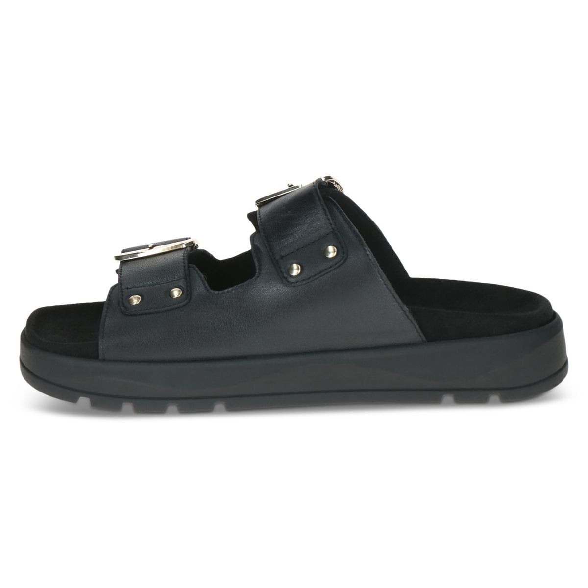 Mule en cuir noir nappa, CAPRICE