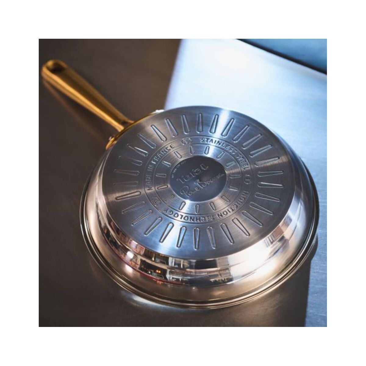 Poêle 24cm inox Bocuse Edition argenté, TEFAL