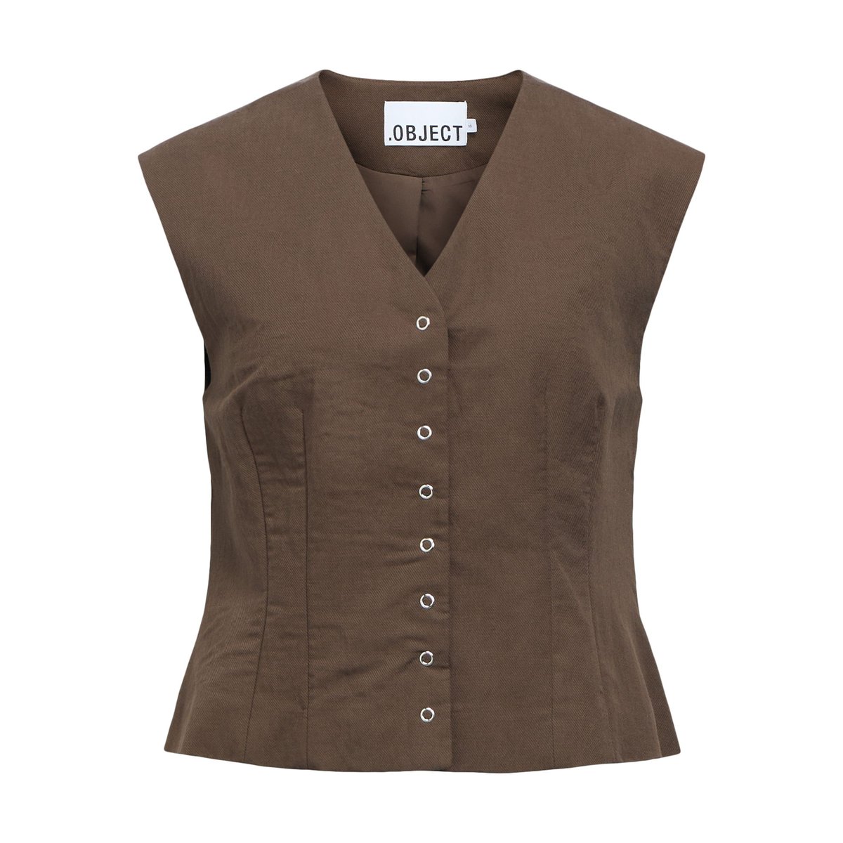 Gilet Sans Manches seal brown, OBJECT