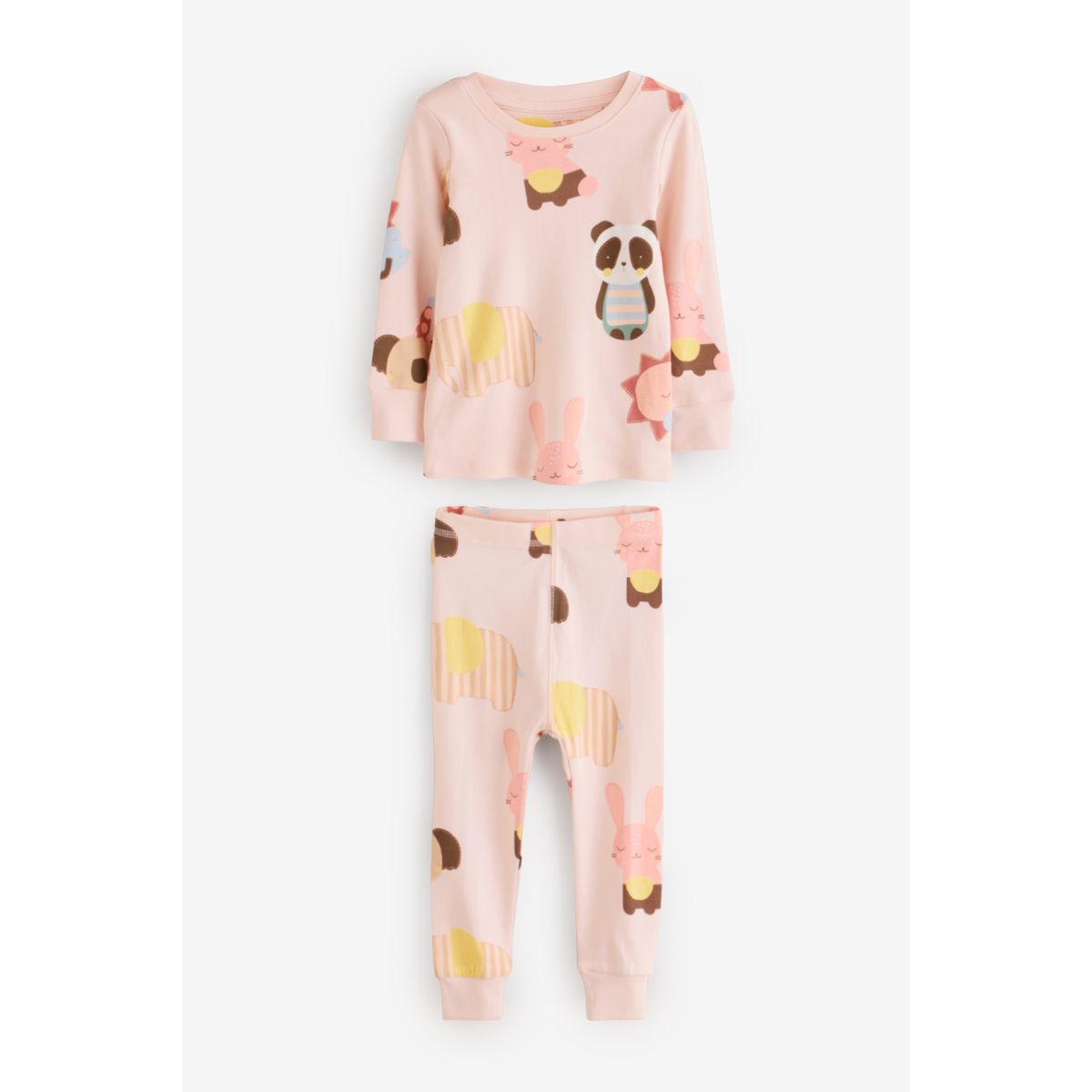Pyjama douillet à manches longues, lot de 3 caractère pastel, NEXT