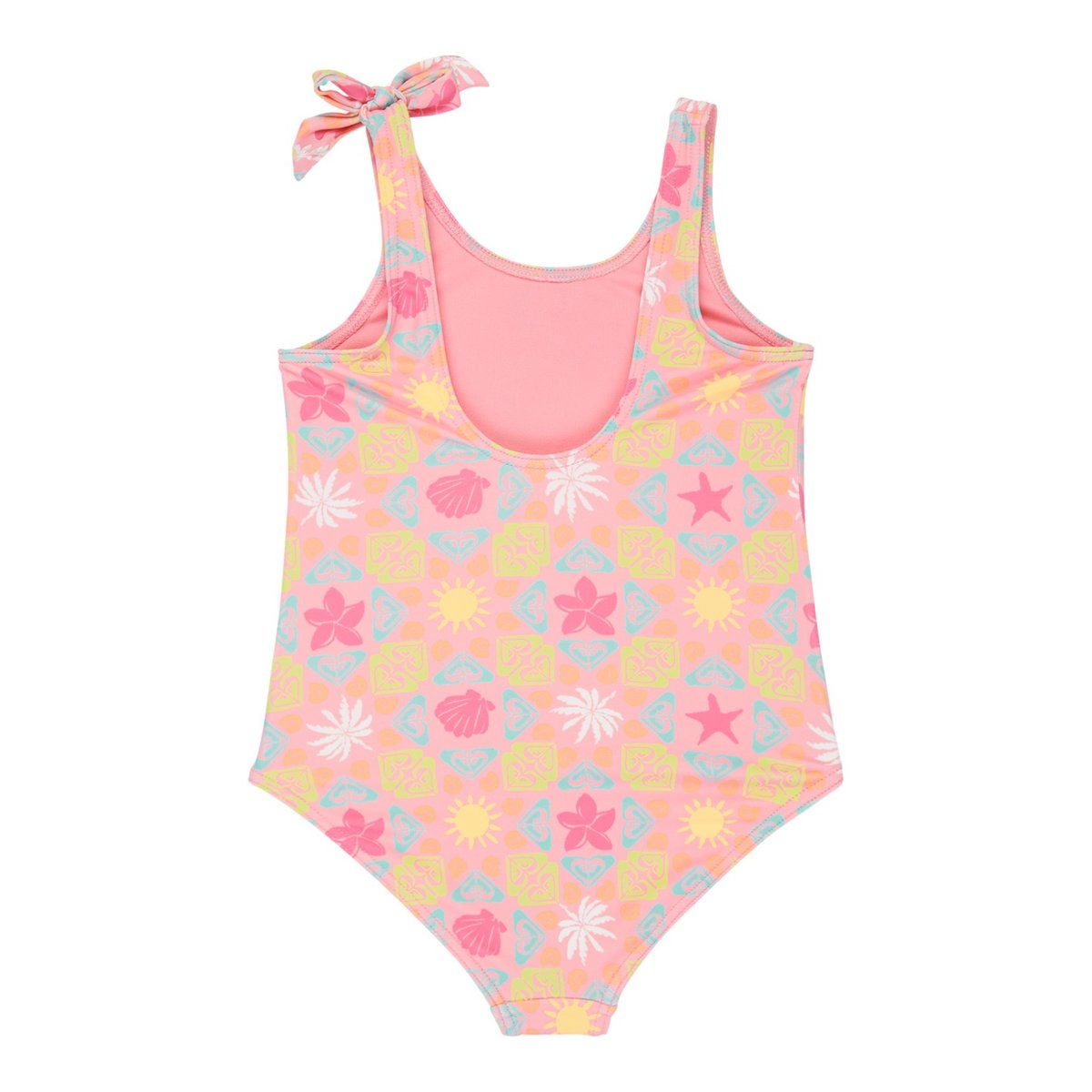 Maillot de bain une pièce CHECK ONE-PIECE. rose plumeria hippie hour diagonal, ROXY