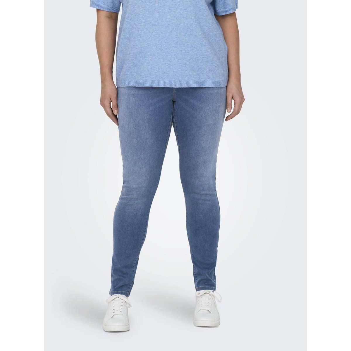 Jean Skinny light blue denim, ONLY CARMAKOMA
