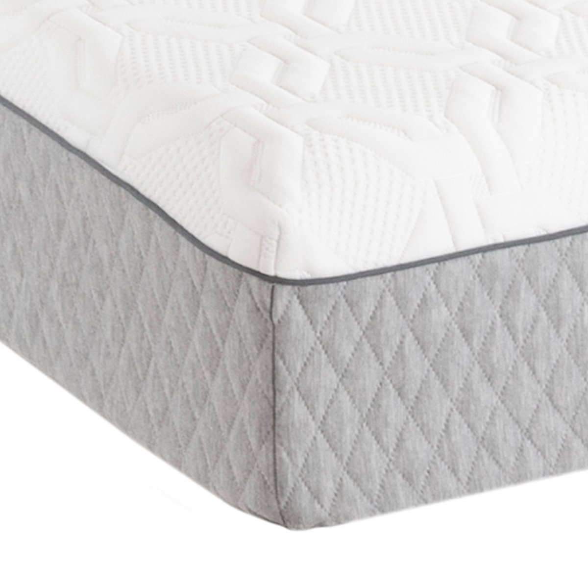 Matelas Mousse Amboise 90x200 cm Accueil Mémoire de forme blanc, BELLECOUR