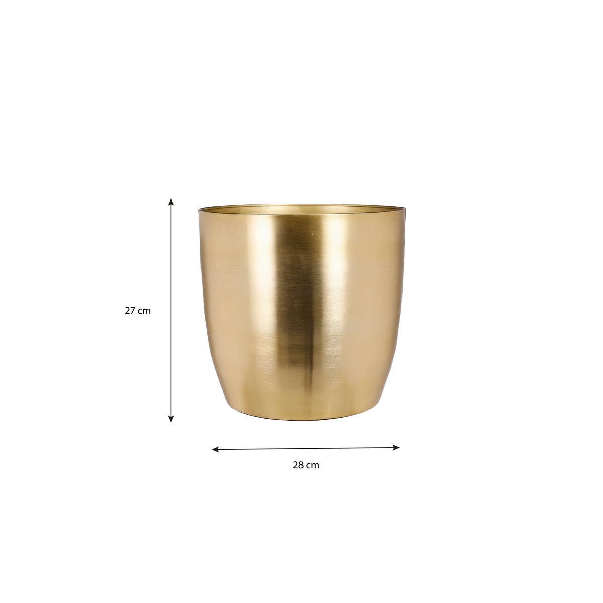 Cache-pot Ø28 cm ALANO or, MICA DECORATIONS