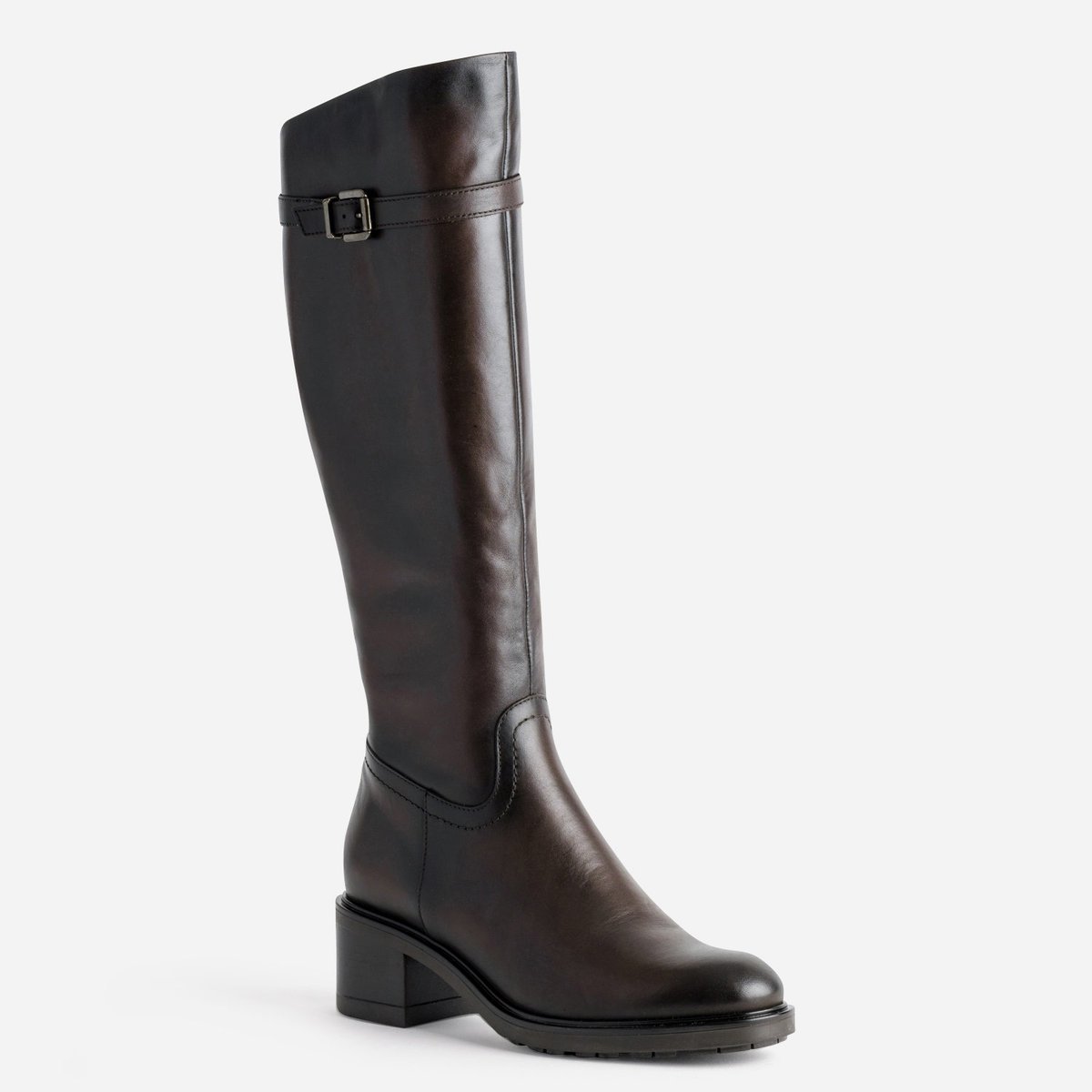 Botte À Talon en cuir MADY marron, ERAM