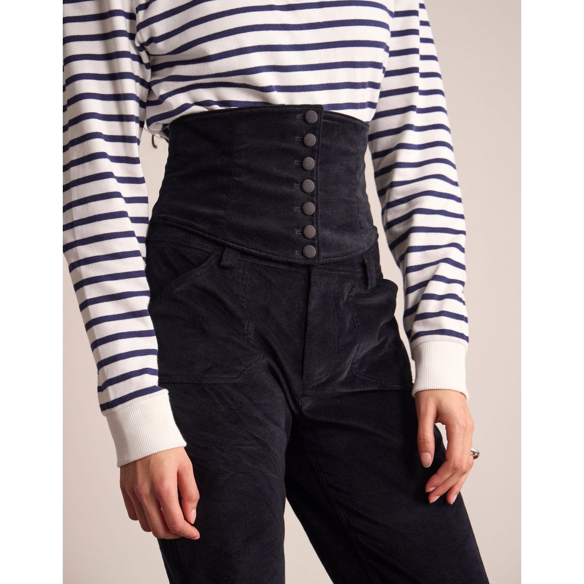 Ceinture Sylla noir, INES DE LA FRESSANGE PARIS