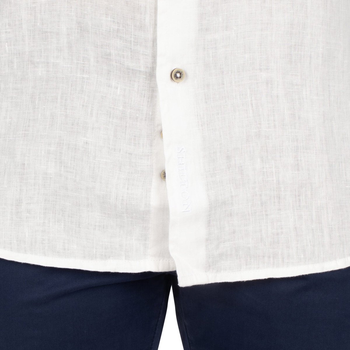 Chemise en lin blanc, SHILTON