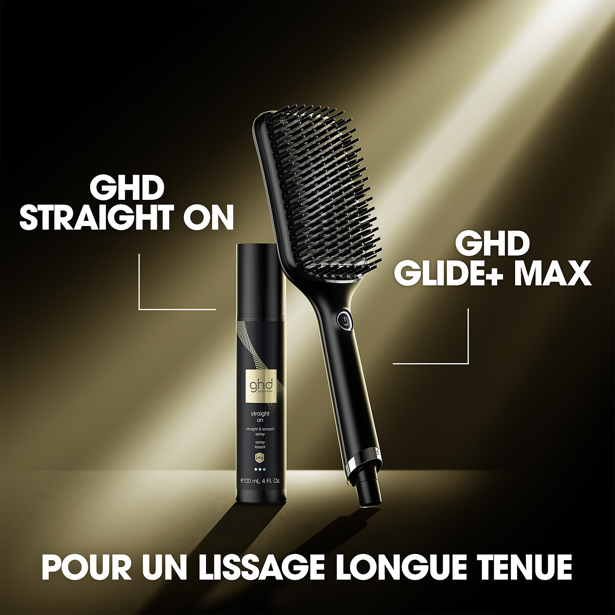 Brosse lissante ghd Glide + MAX noir, GHD