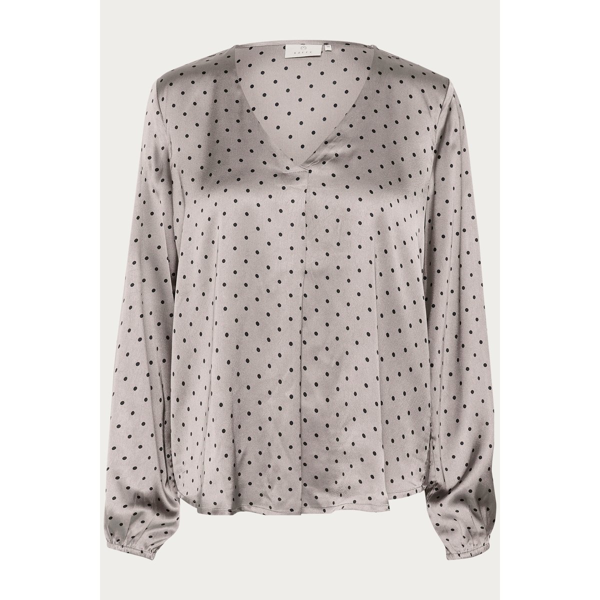 Sleeveless blouse gris/noir a pois steeple gray/black dot, KAFFE