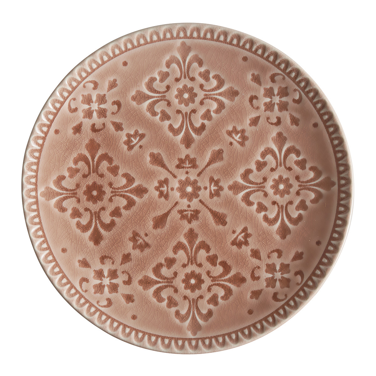 Set de 2 assiettes à dessert en porcelaine multicolore, MATHILDE M