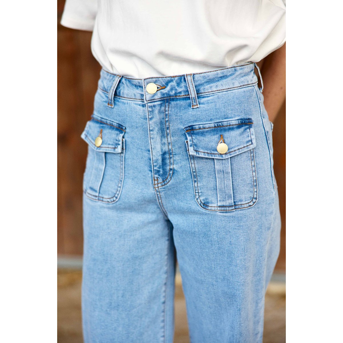 Jean uni ATLANTYNO 87-stone clair, LA PETITE ETOILE
