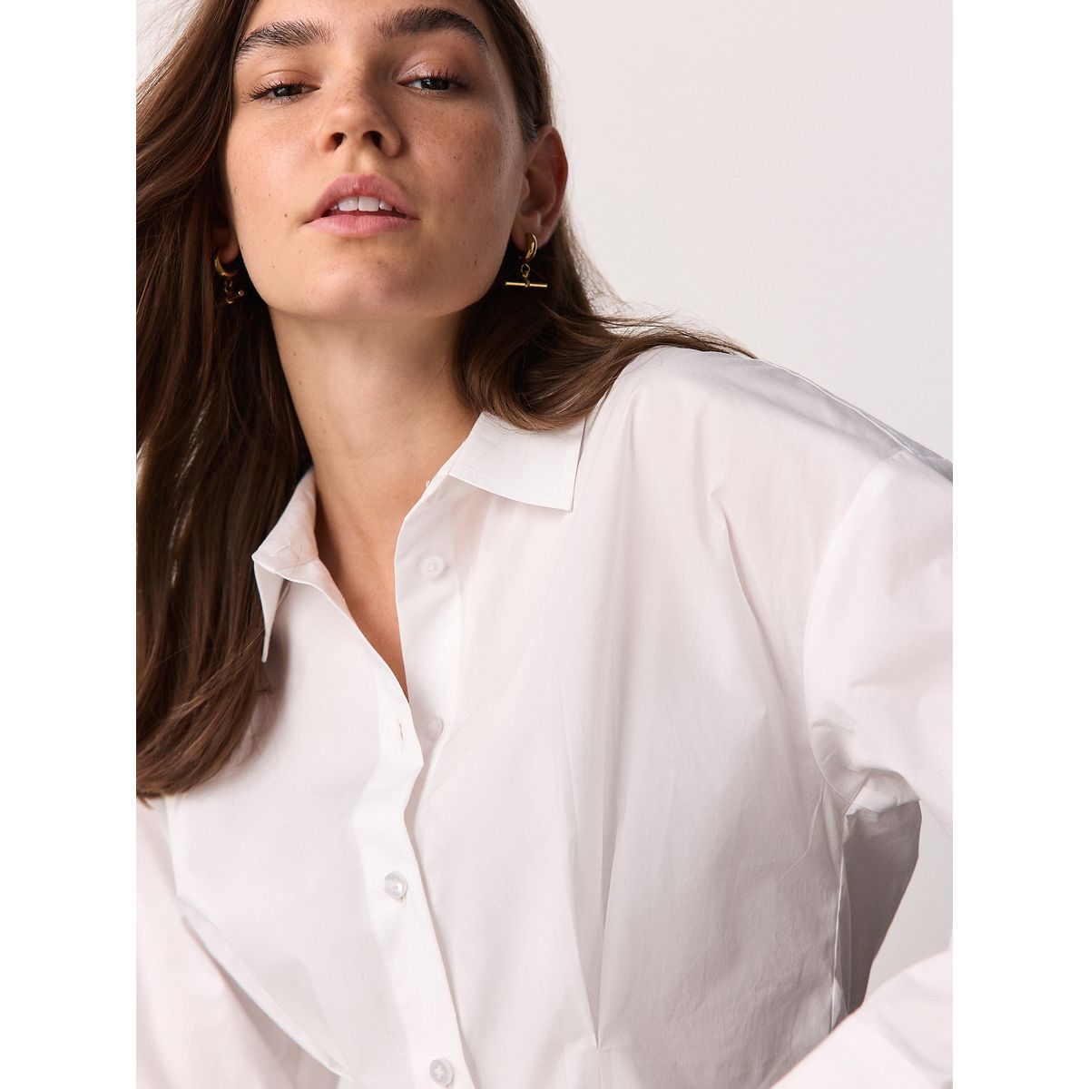 Chemise cintrée blanc, NEXT
