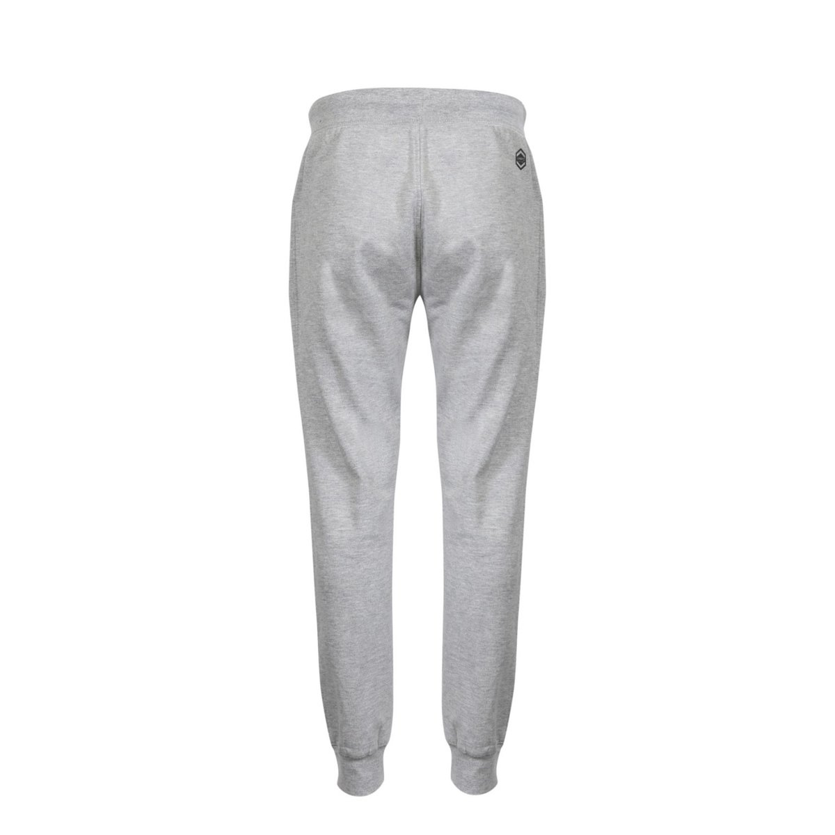 Jogging en coton gris clair chiné/ noir, UMBRO