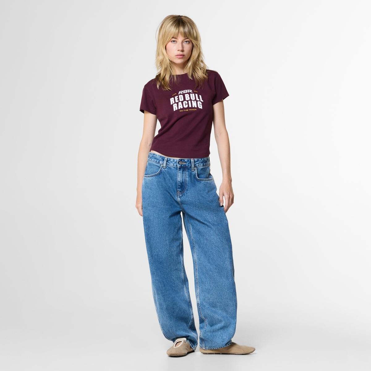 Red Bull Racing T-Shirt Avec Imprimé Graphique rouge bourgogne, PEPE JEANS
