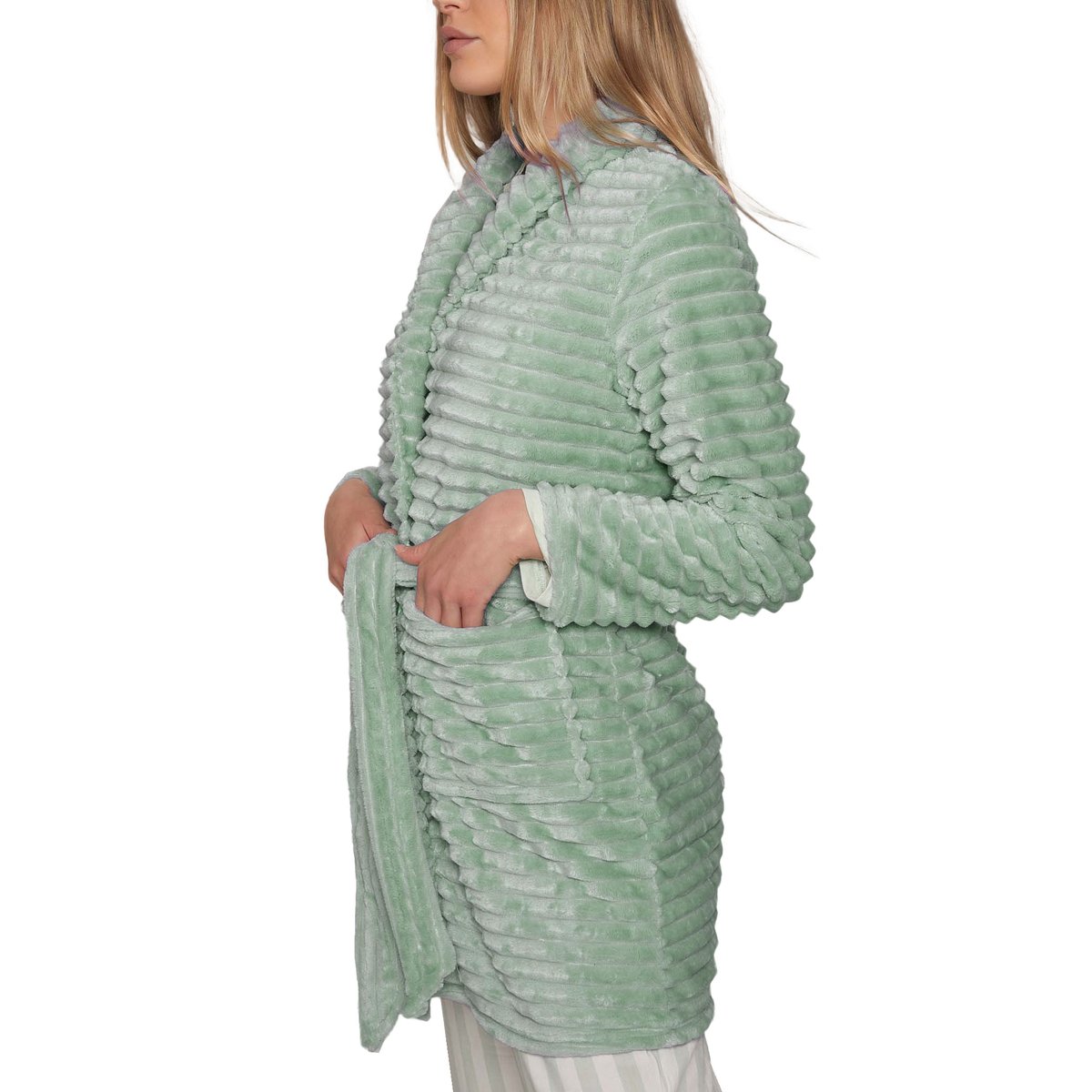 Robe de chambre Winter Paisley vert, ADMAS