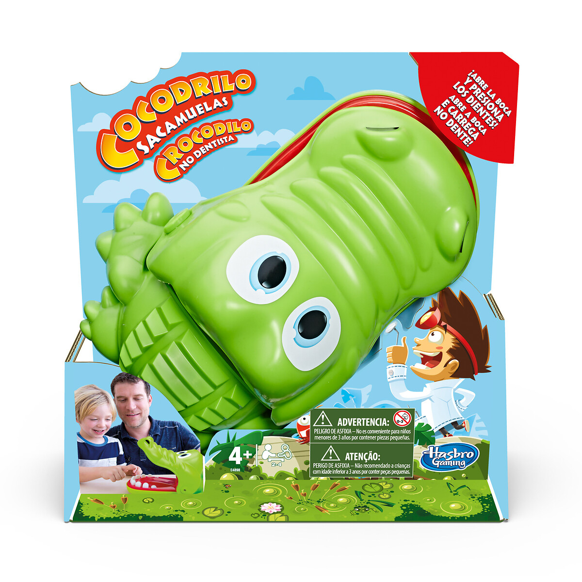Jogo "Crocodilo no Dentista", HASBRO 90006421, HASBRO