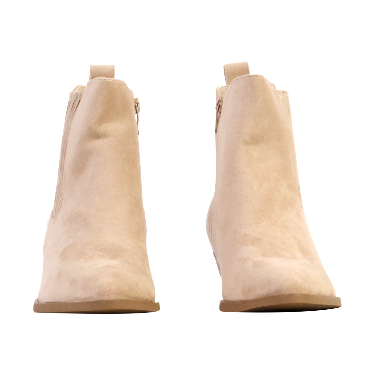 Bottines à Zip Lbs beige, ENZA NUCCI
