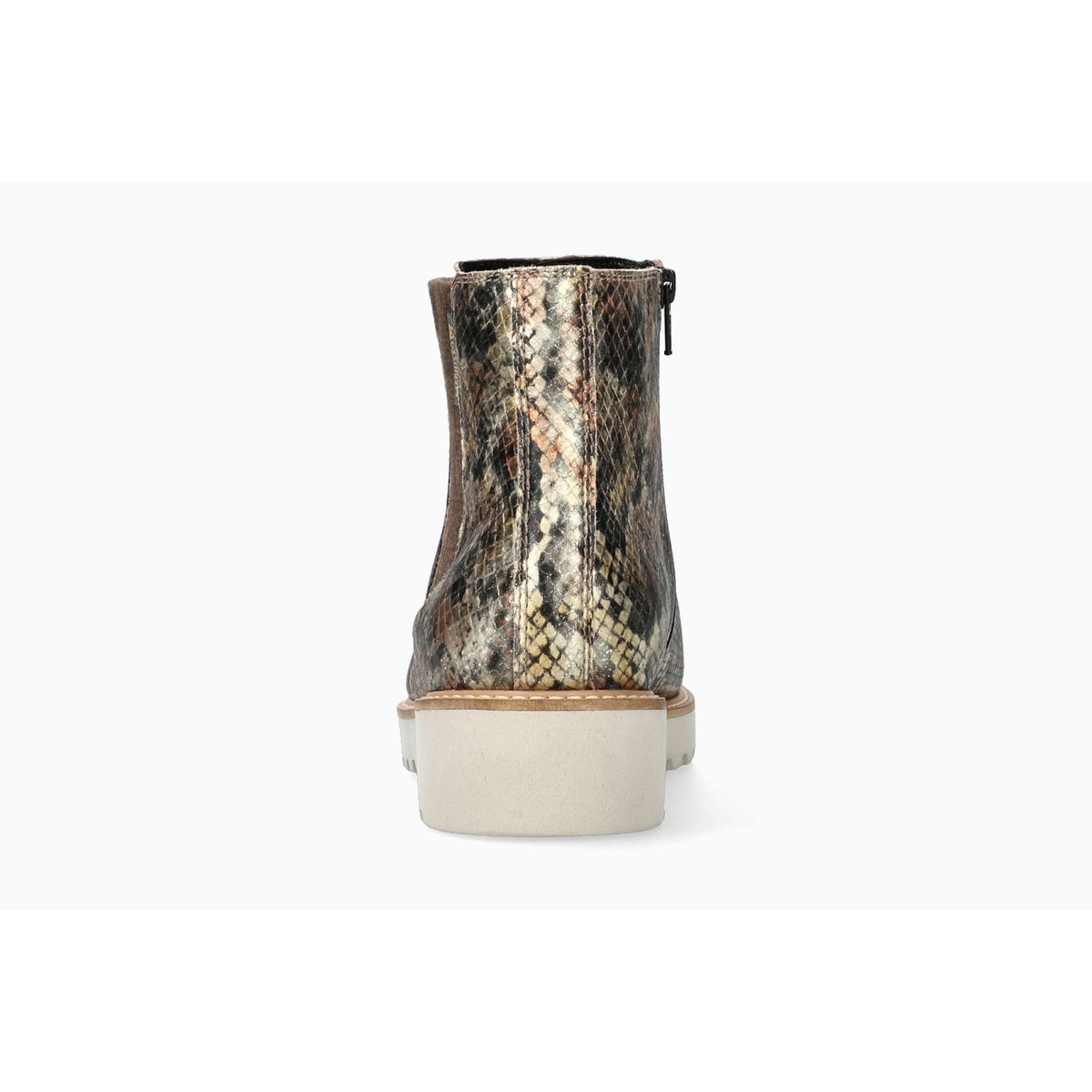 Bottines en cuir SILVA gris metal p5137, MEPHISTO