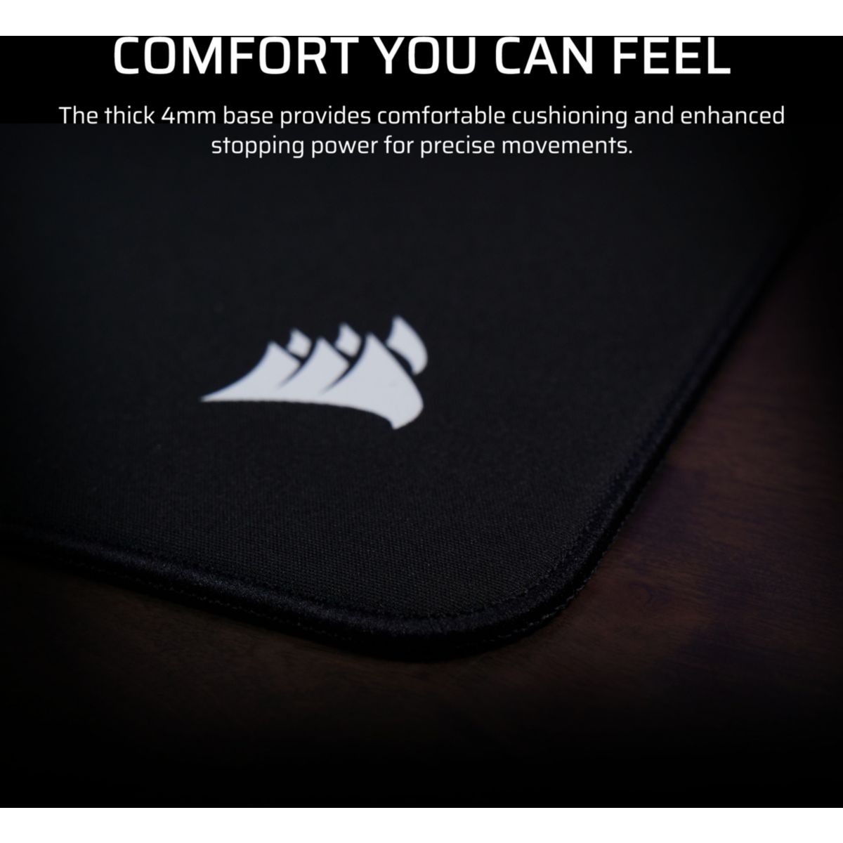 Tapis de souris MMPRO Medium Noir couleur unique, CORSAIR