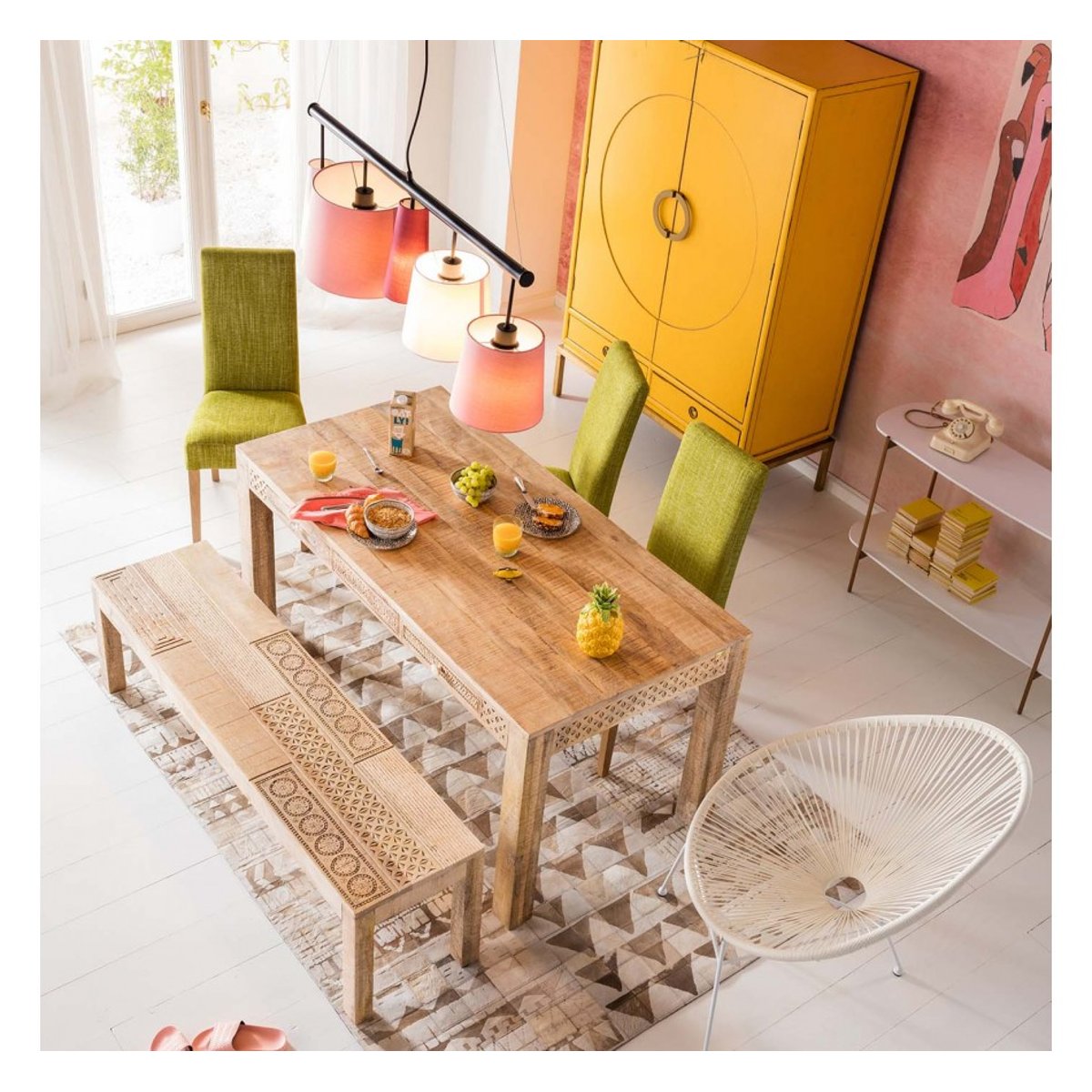 Table en manguier, PURO bois, KARE DESIGN