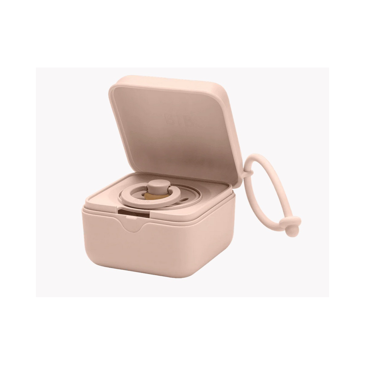 Boite à tétine - couleur Blush couleur unique, Bibs