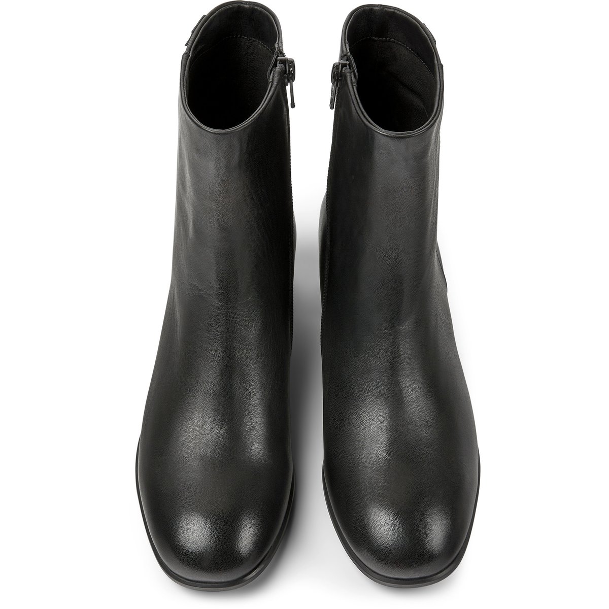 Bottines Katie Cuir noir, CAMPER