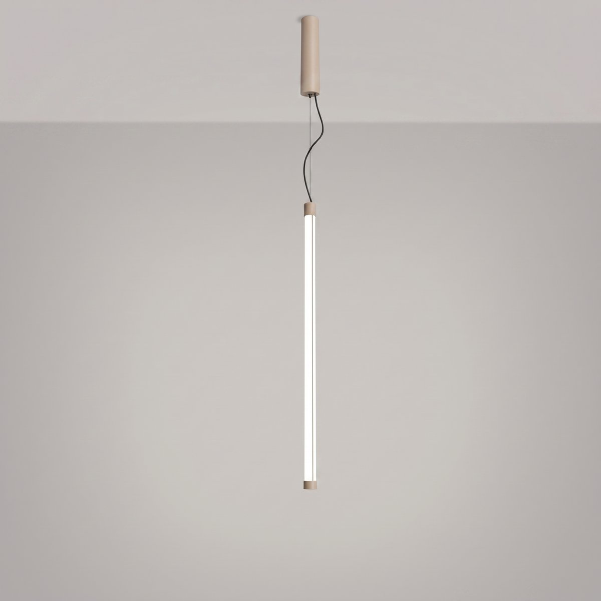 Suspension Acier Taupe LED 1 Trang taupe, EDEN