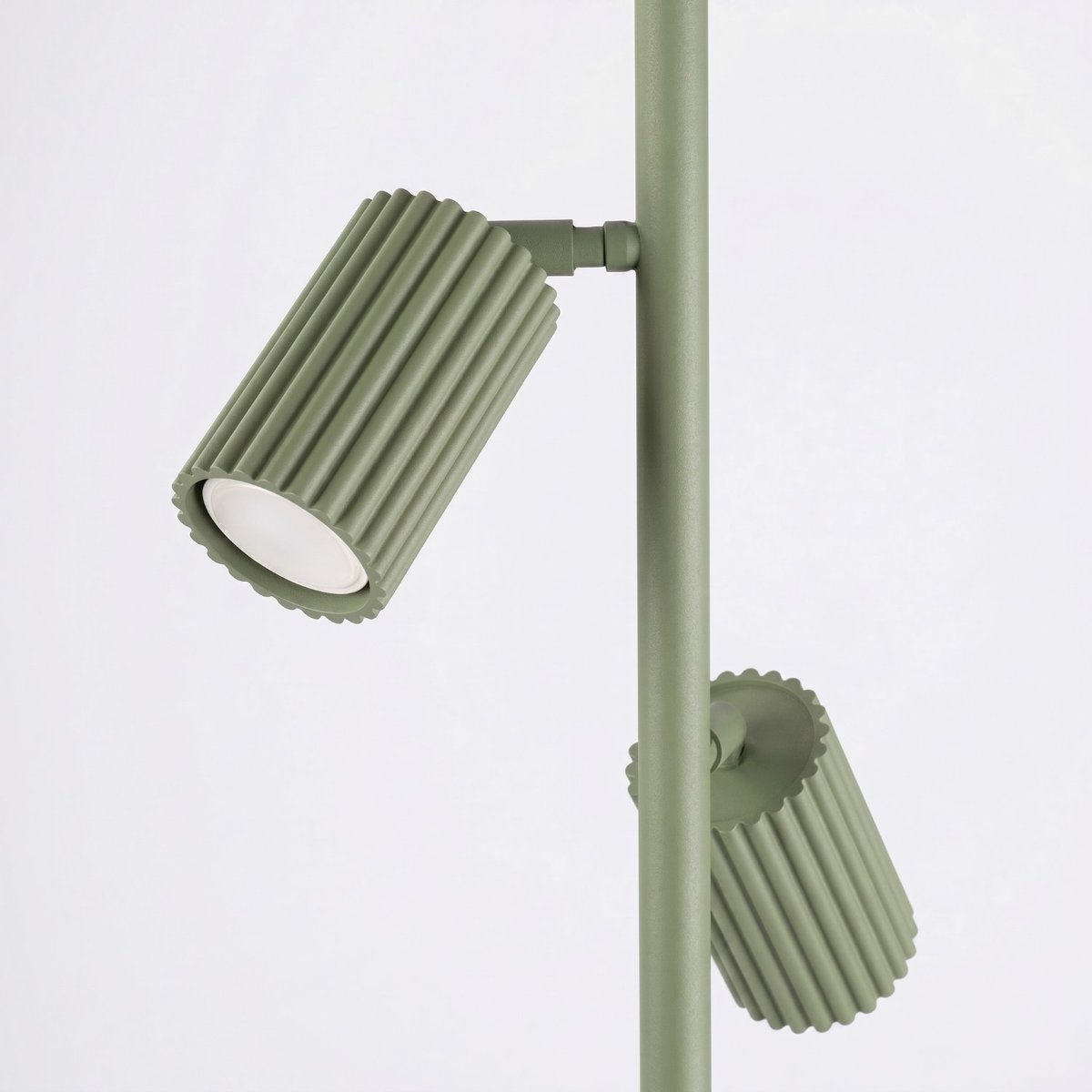 Lampadaire Aluminium Vert Olive GU10 3 KARBON vert olive, EDEN