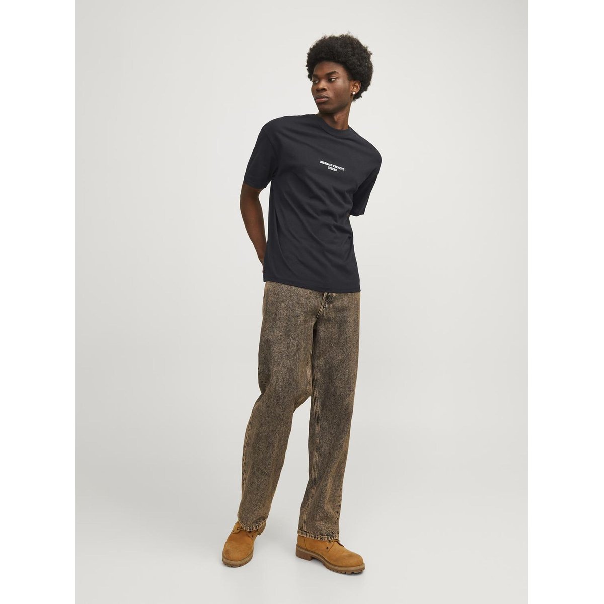 T-shirt Imprimé T-shirt noire - black, JACK & JONES