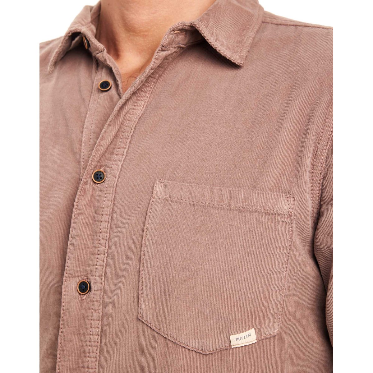 CHEMISE VELOURS MAUVE purple, PULLIN
