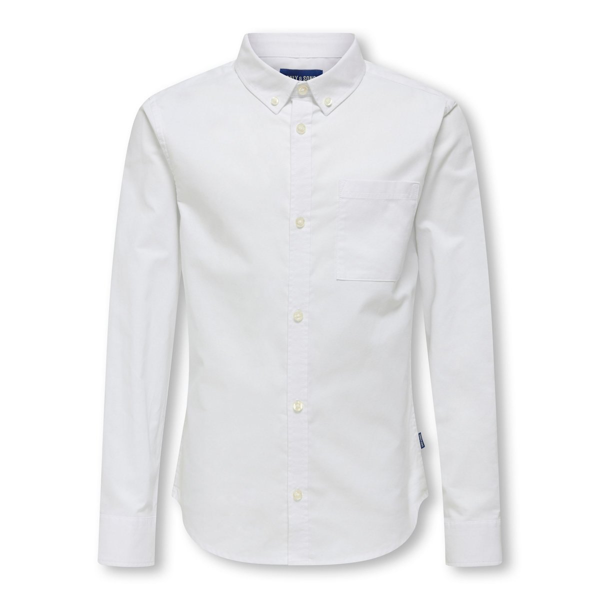 Chemise Oxford white, ONLY & SONS JUNIOR