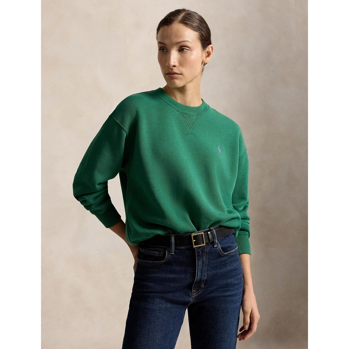 Sweat col rond vert, POLO RALPH LAUREN