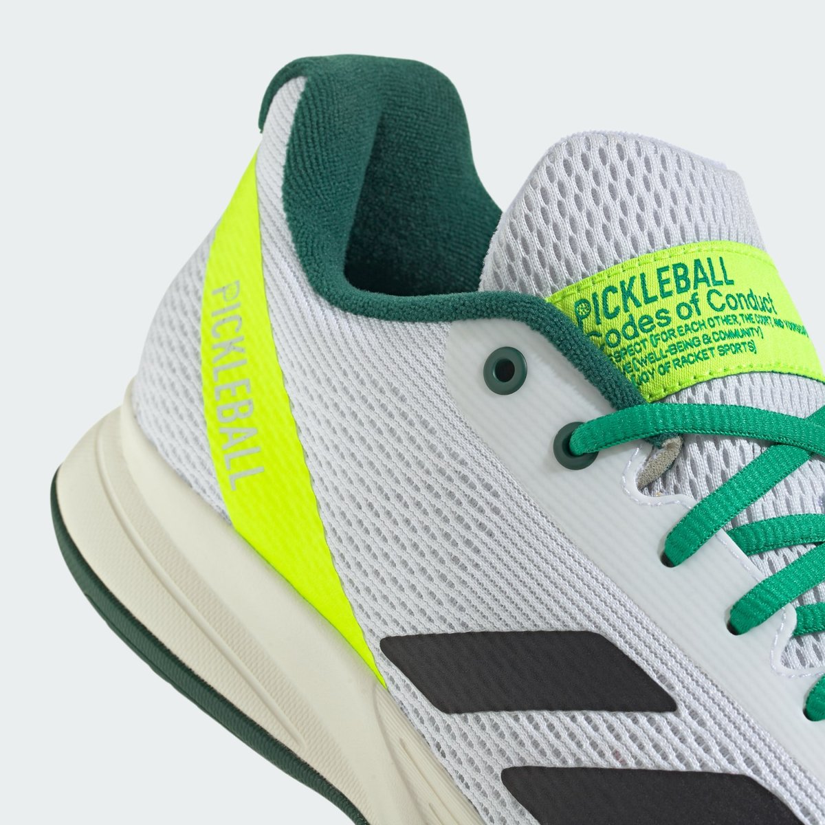 Chaussure De Pickleball Chaussure De Pickleball cloud white / core black / collegiate green, adidas Performance