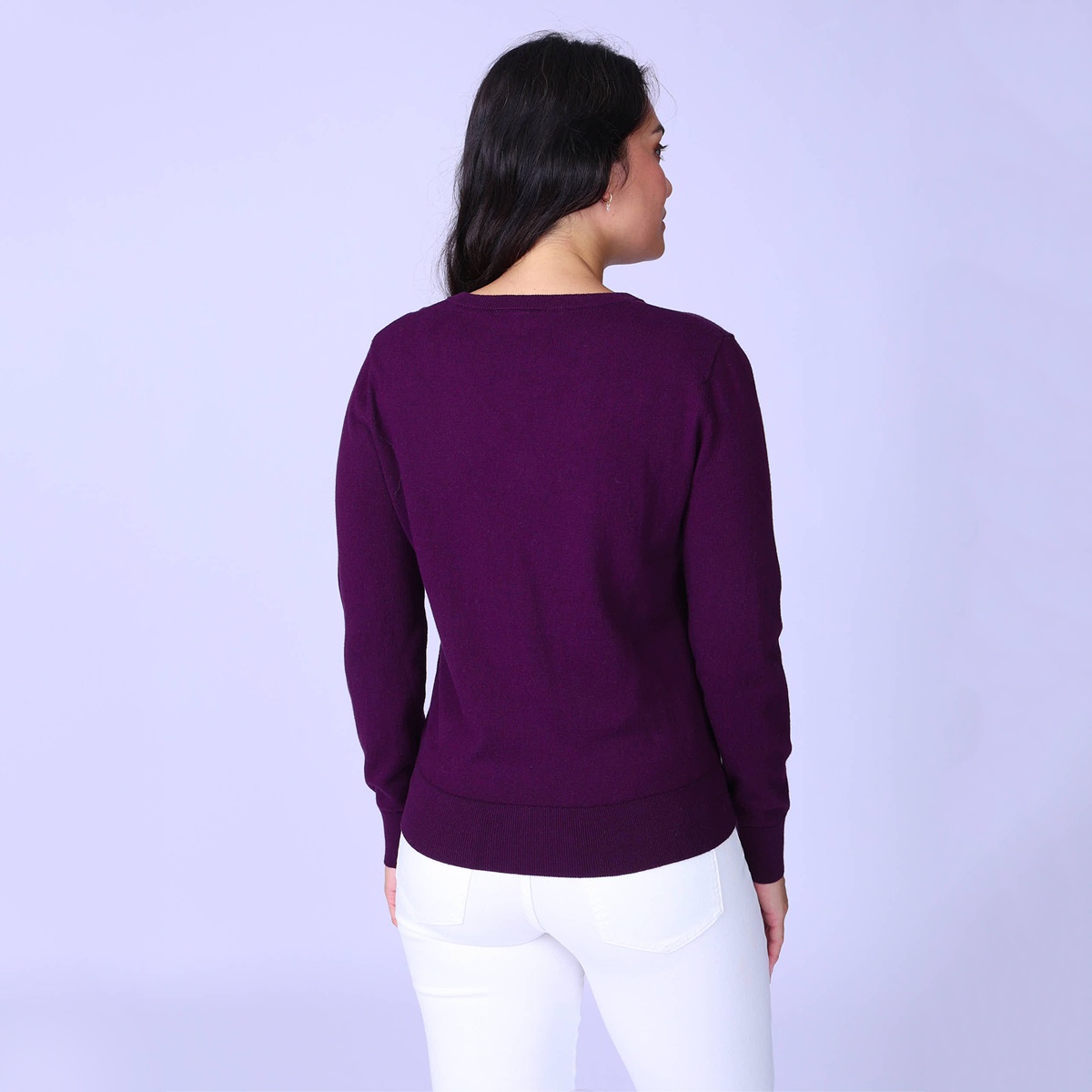 Pull Halexa violet, MISE AU GREEN